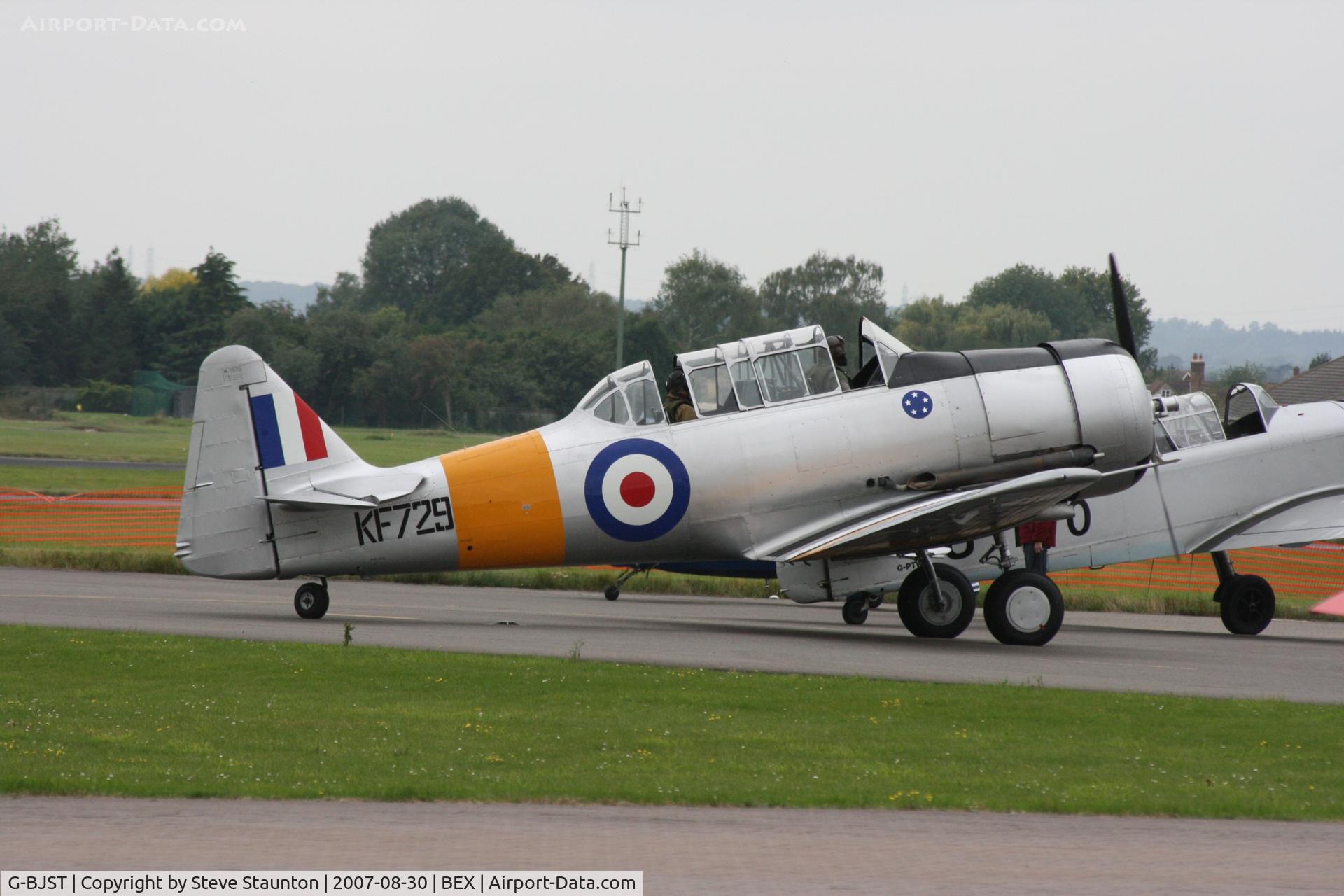 G-BJST, 1953 Canadian Car & Foundry T-6H Harvard Mk.4M C/N 14A-2429, RAF Benson Families Day, RAF Benson, Oxfordshire, England - August 2007