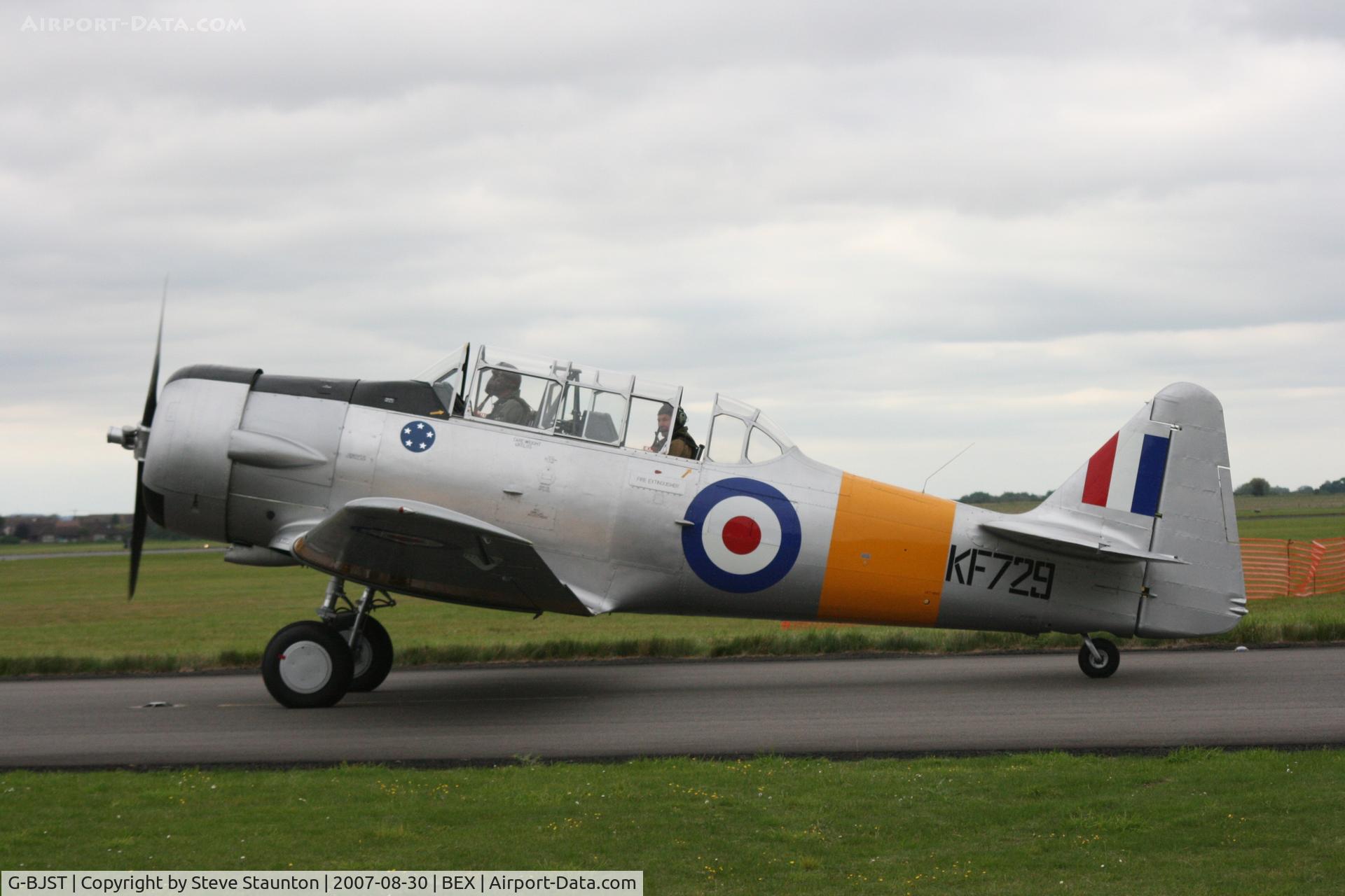 G-BJST, 1953 Canadian Car & Foundry T-6H Harvard Mk.4M C/N 14A-2429, RAF Benson Families Day, RAF Benson, Oxfordshire, England - August 2007