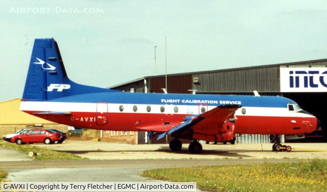 G-AVXI, 1968 Hawker Siddeley HS.748 Series 2A C/N 1623, This HS748 spent its working life as a Calibrator - seen here at Southend