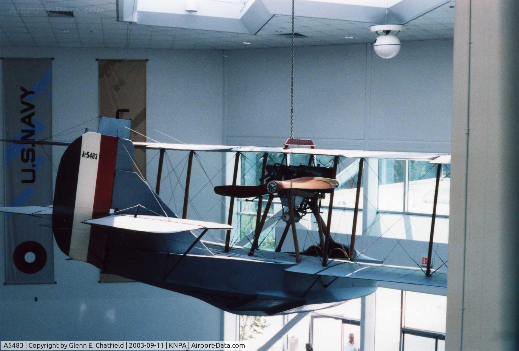 A5483, 1918 Curtiss MF-Boat C/N Not found A5483, Curtiss MF boat at the National Museum of Naval Aviation