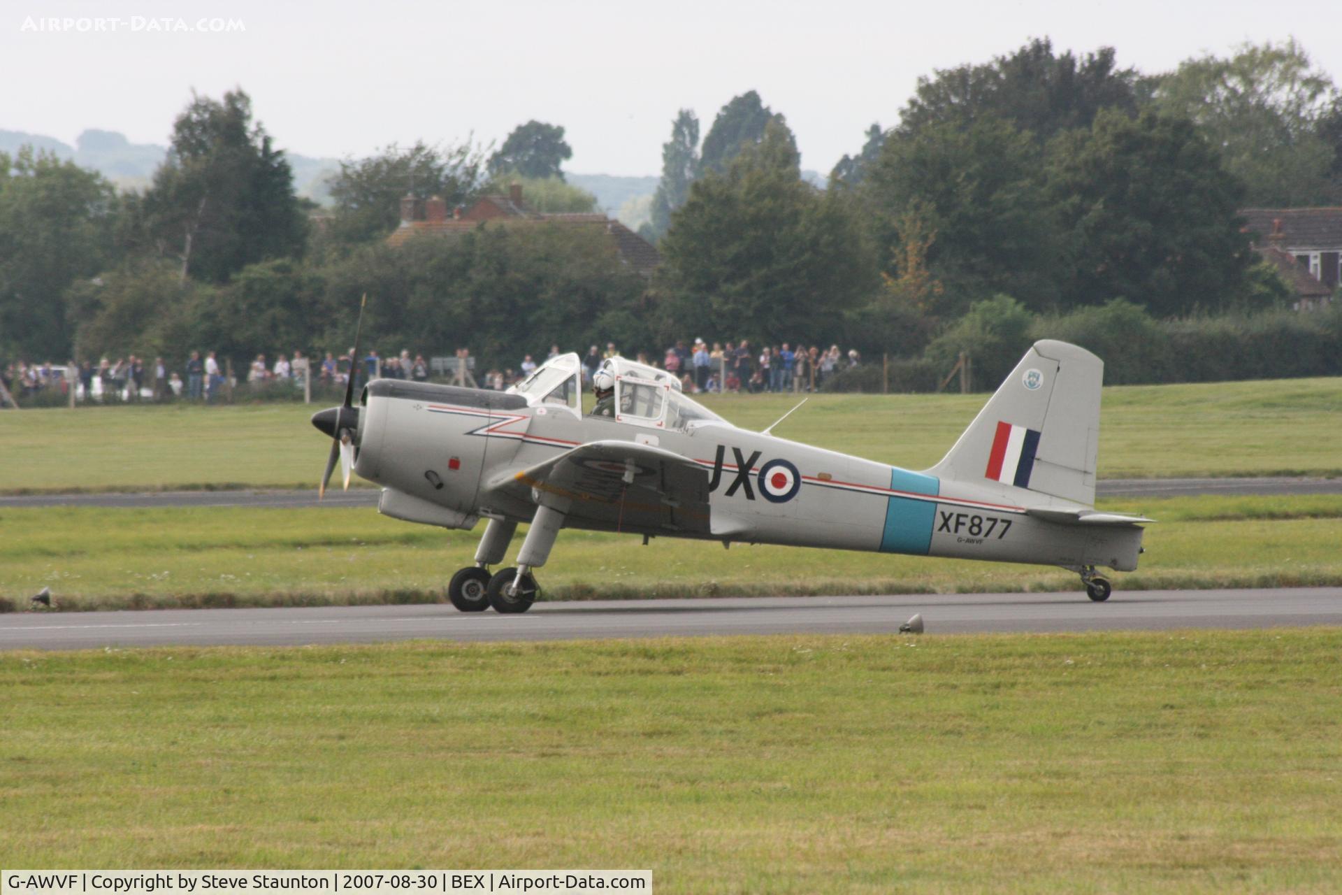 G-AWVF, 1955 Percival P-56 Provost T.1 C/N PAC/F/375, RAF Benson Families Day, RAF Benson, Oxfordshire, England - August 2007