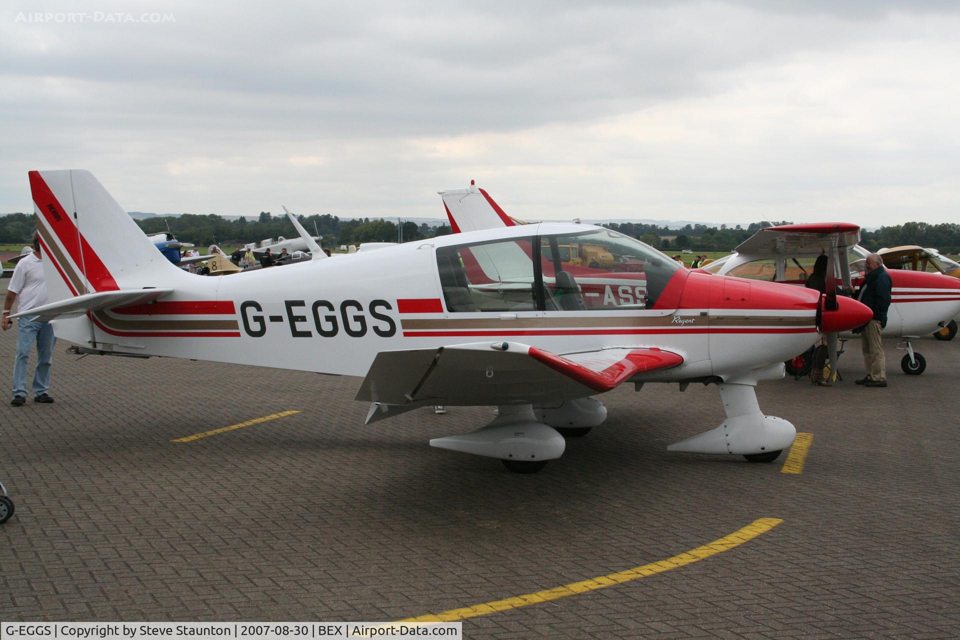 G-EGGS, 1979 Robin DR-400-180 Regent Regent C/N 1443, RAF Benson Families Day, RAF Benson, Oxfordshire, England - August 2007