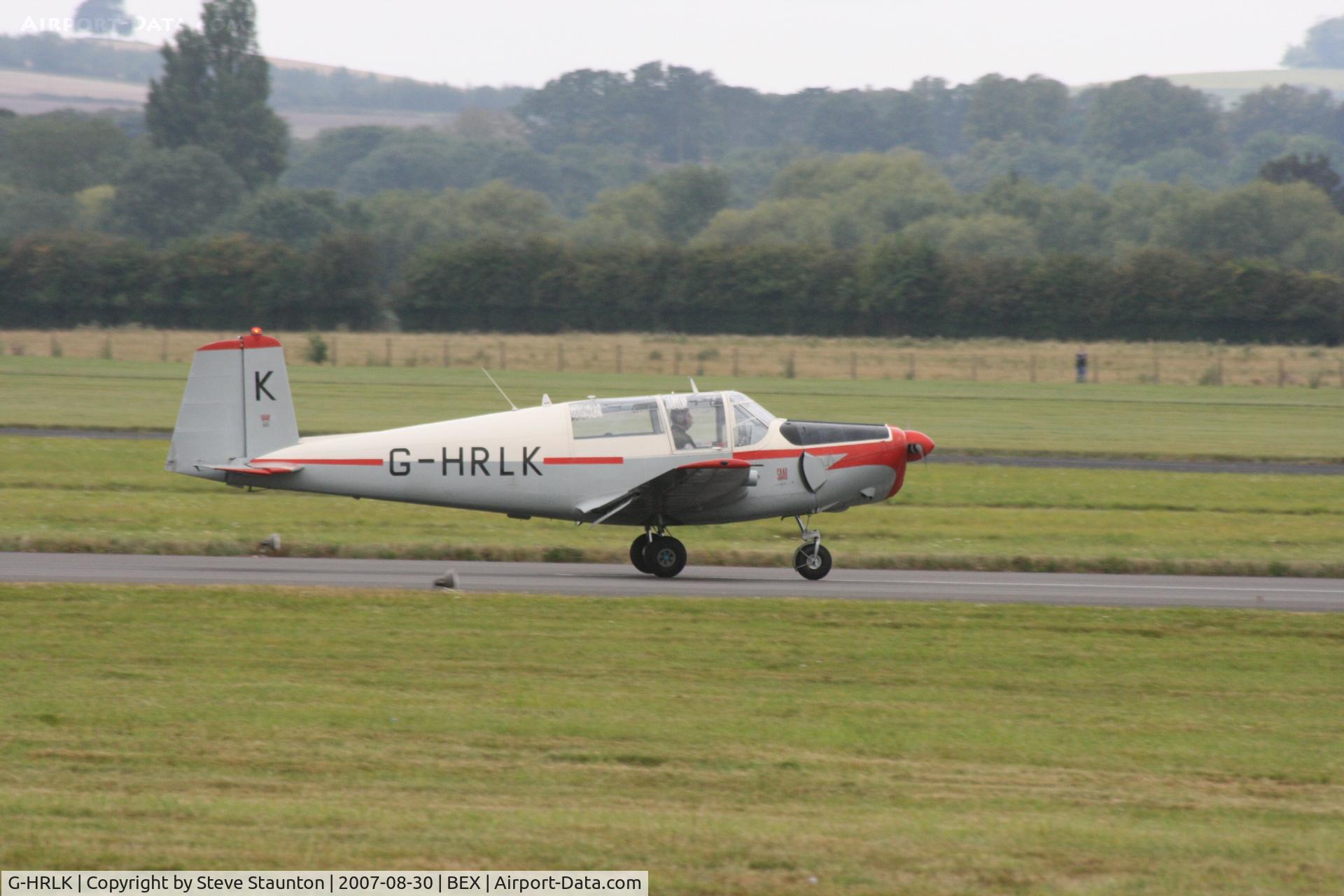 G-HRLK, 1959 Saab 91D-2 Safir C/N 91-376, RAF Benson Families Day, RAF Benson, Oxfordshire, England - August 2007