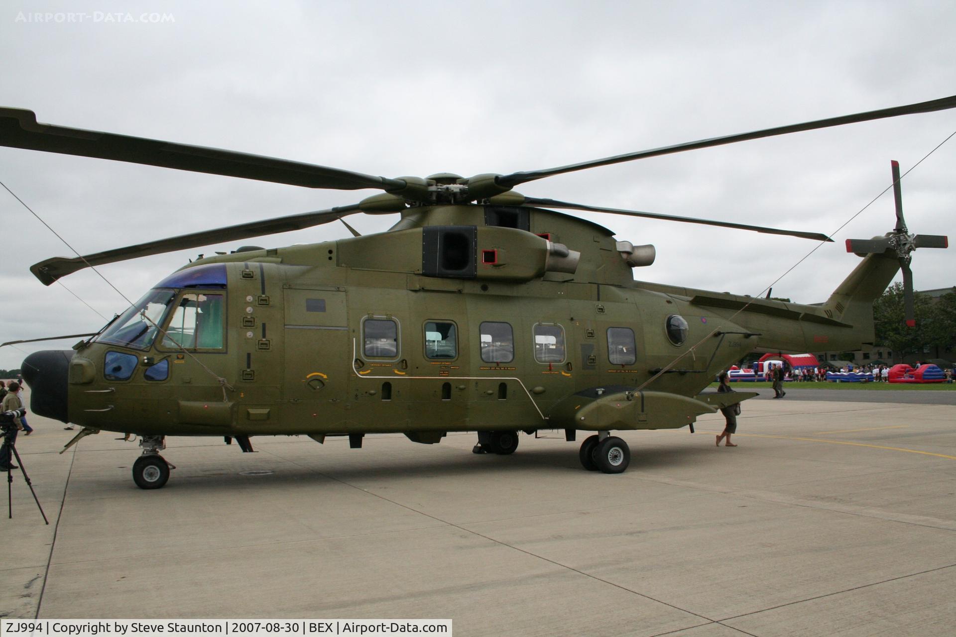 ZJ994, Westland Merlin HC.3A C/N 50121/512005/DEN05, Ex Danish AF Merlin at RAF Benson Families Day, RAF Benson, Oxfordshire, England - August 2007
