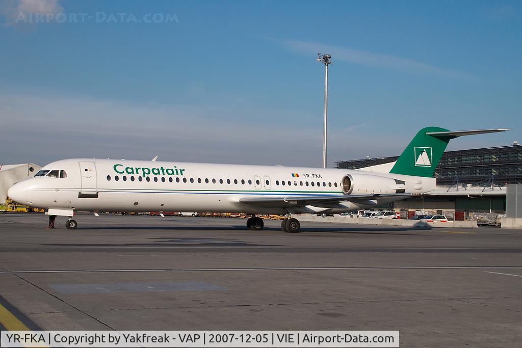YR-FKA, 1991 Fokker 100 (F-28-0100) C/N 11340, Carpatair Fokker 100