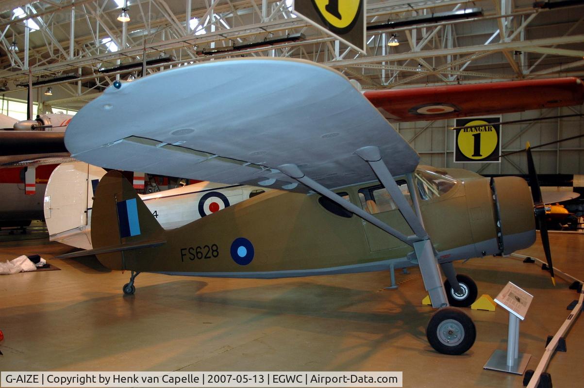 G-AIZE, Fairchild UC-61A Argus II (24W-41A) C/N 565, This Argus is now painted in RAF coulours and in the RAF museum in Cosford, UK