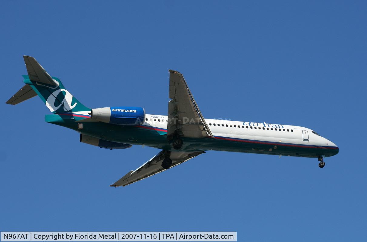 N967AT, 2001 Boeing 717-200 C/N 55028, Air Tran