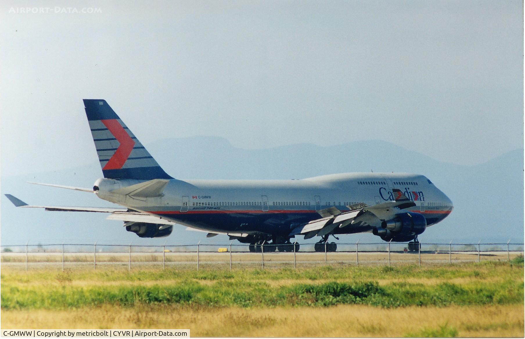 C-GMWW, 1990 Boeing 747-475 C/N 24883, Canadian Airlines B747-475 