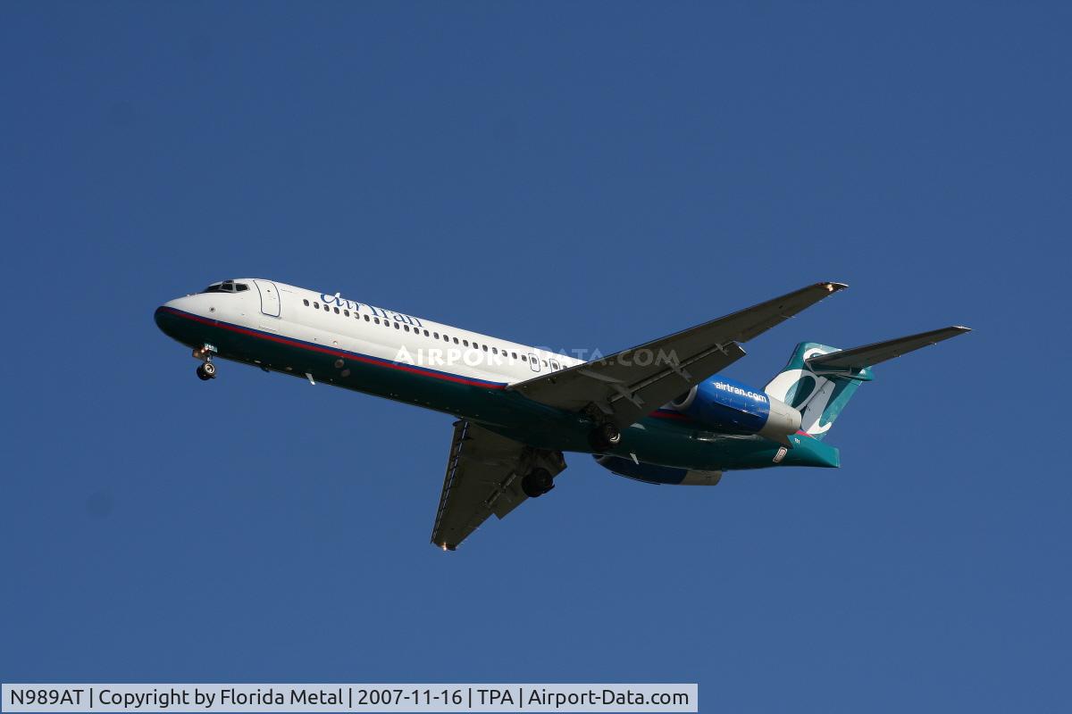N989AT, 2001 Boeing 717-200 C/N 55152, Air Tran