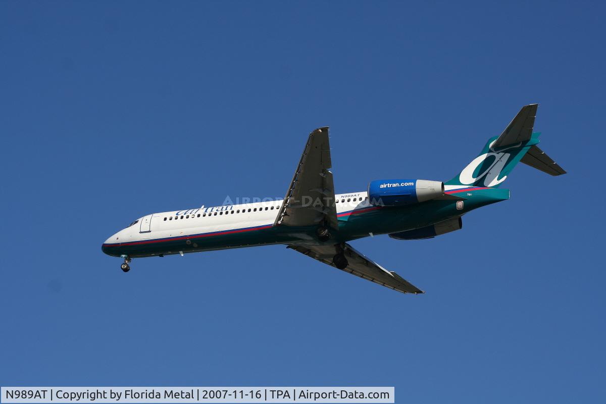 N989AT, 2001 Boeing 717-200 C/N 55152, Air Tran