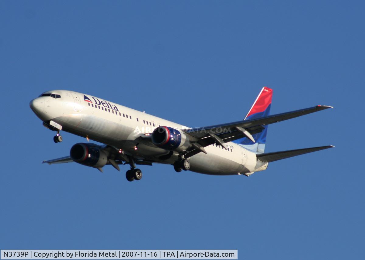 N3739P, 2000 Boeing 737-832 C/N 30541, Delta