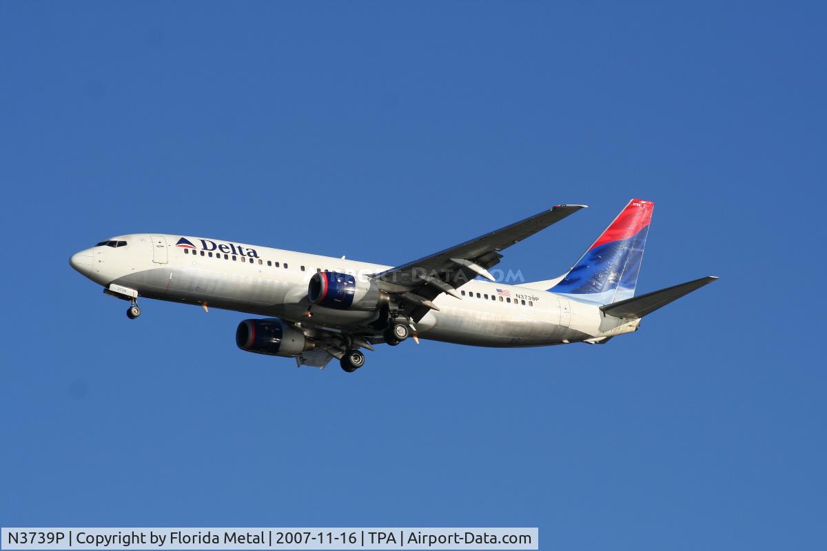 N3739P, 2000 Boeing 737-832 C/N 30541, Delta
