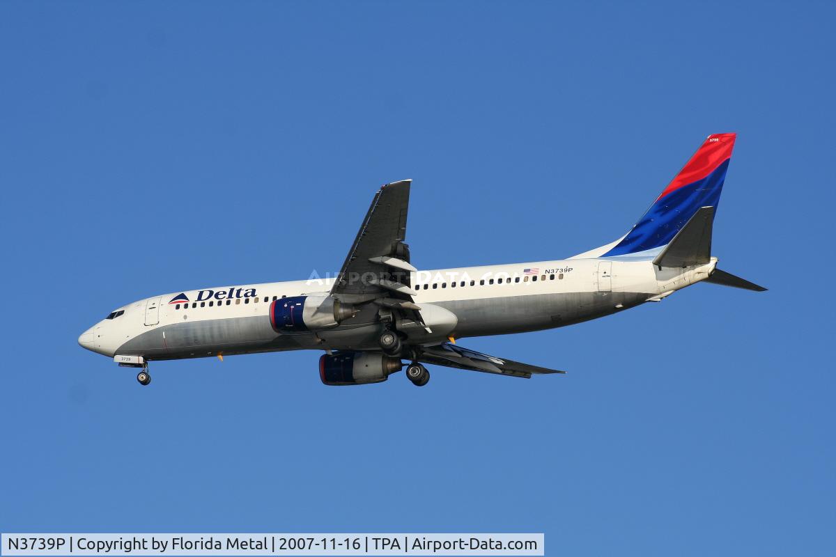 N3739P, 2000 Boeing 737-832 C/N 30541, Delta