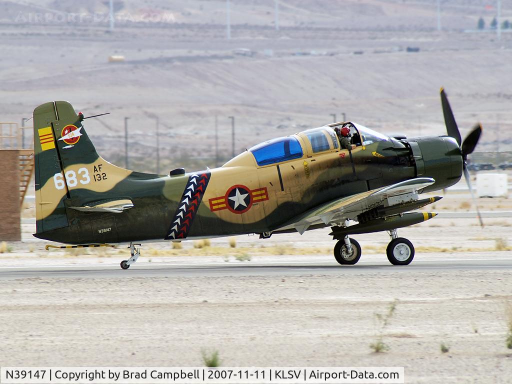 N39147, Douglas AD-5 (A-1E) Skyraider C/N 9540, Privately Owned - Sugar City, Idaho / Douglas AD-5(A-1E) - Skyraider