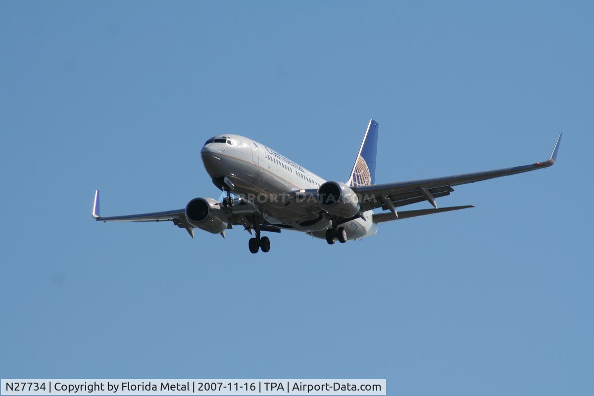 N27734, 1999 Boeing 737-724 C/N 28949, Continental