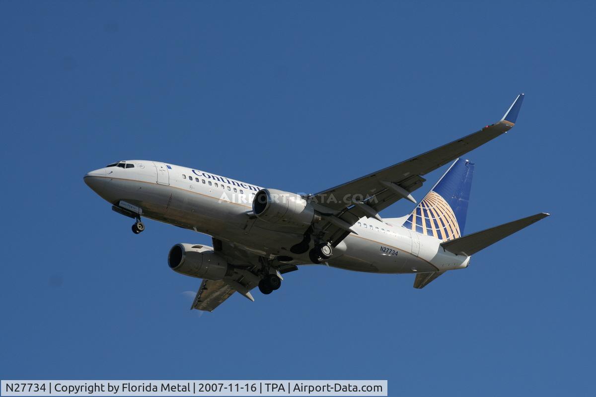 N27734, 1999 Boeing 737-724 C/N 28949, Continental