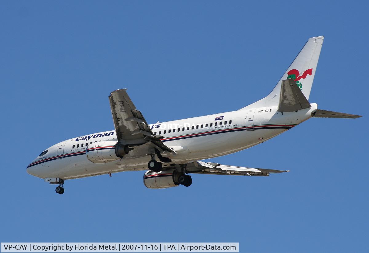 VP-CAY, 1993 Boeing 737-3Q8 C/N 26286, Cayman Airways
