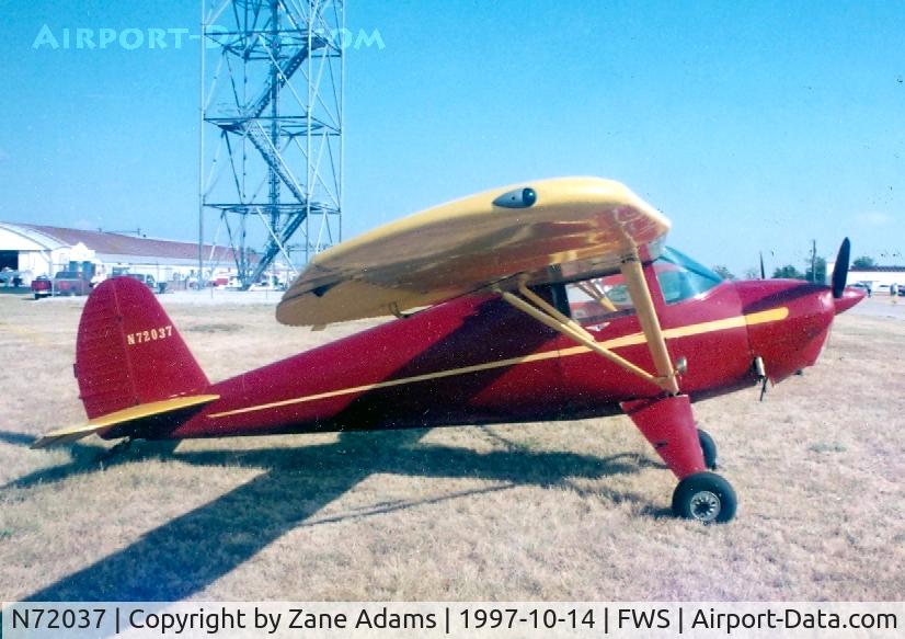 N72037, Luscombe 8A C/N 3464, At Oak Grove Airport (Spinks) Ft. Worth