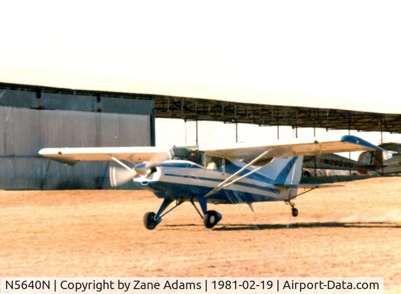 N5640N, 1980 Maule M-5-180C C/N 8010C, Taking off at the former Goode Airport (23F)