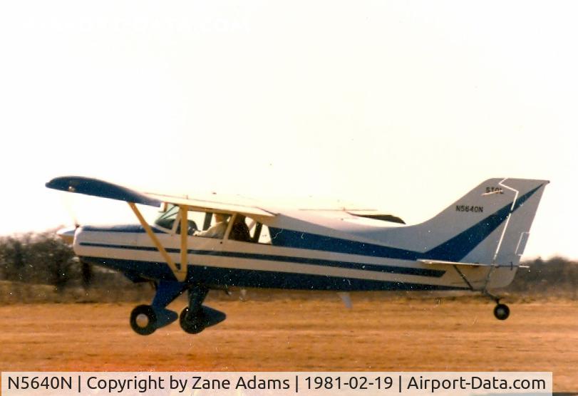N5640N, 1980 Maule M-5-180C C/N 8010C, Taking off at the former Goode Airport (23F)