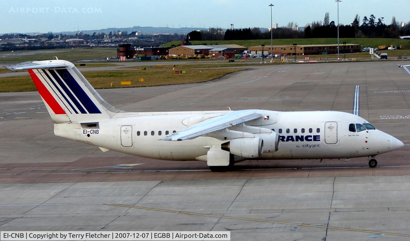 EI-CNB, 1985 British Aerospace BAe.146-200A C/N E2046, CityJet / Air France Bae146 at birmingham International