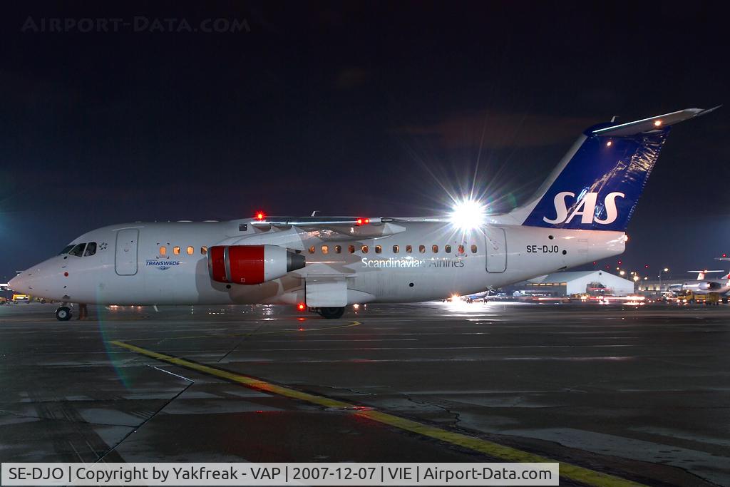 SE-DJO, 1992 British Aerospace BAe.146-200 C/N E2226, Transwede Bae 146 in SAS cs