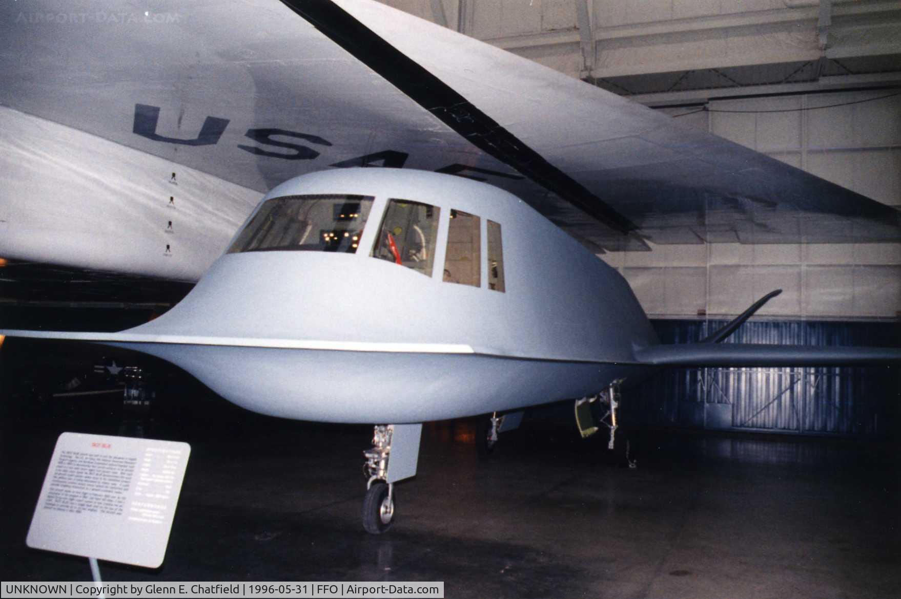 UNKNOWN, 1981 Northrop YF-117D Tacit Blue C/N Not found, Tacit Blue at the National Museum of the U.S. Air Force