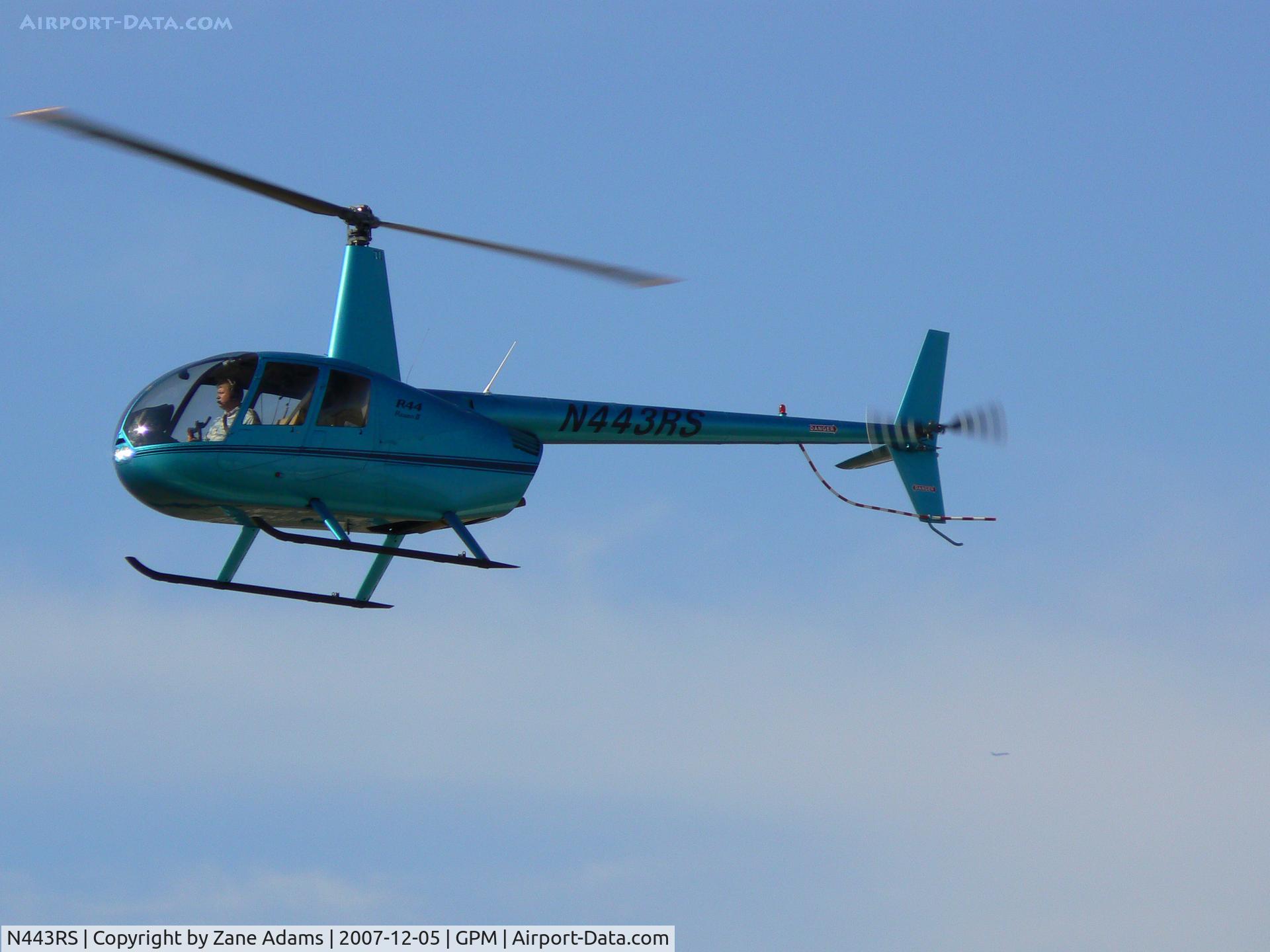 N443RS, 2007 Robinson R44 II C/N 11839, Landing at American Eurocopter