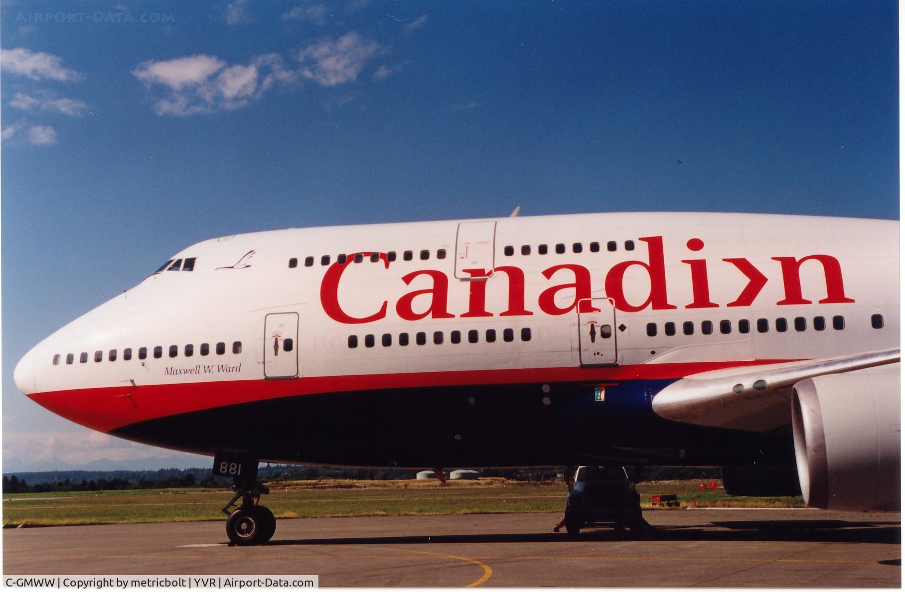 C-GMWW, 1990 Boeing 747-475 C/N 24883, 