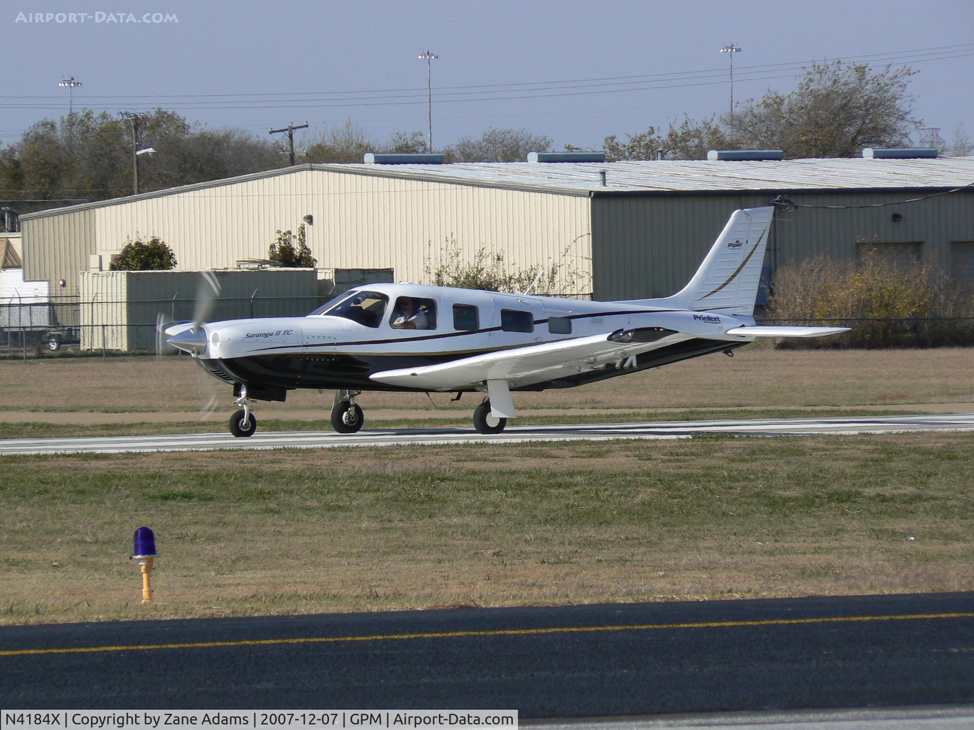 N4184X, 2001 Piper PA-32R-301T Turbo Saratoga C/N 3257200, At Grand Prairie Municipal