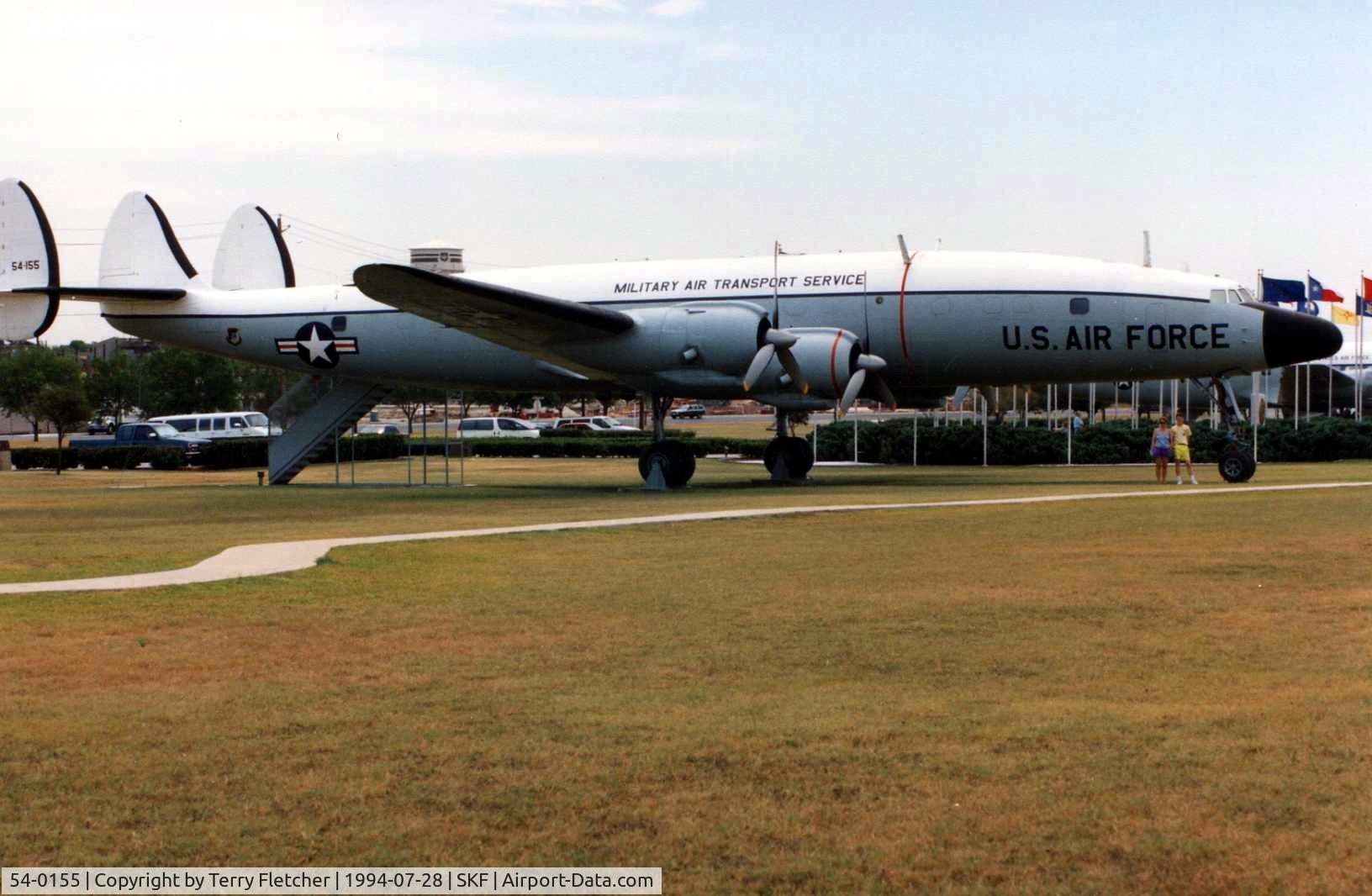 54-0155, Lockheed EC-121S Warning Star C/N 1049F-4174, One of only six EC-121S built by Lockheed - this aircraft is preserved at Lackland AFB Museum in Texas