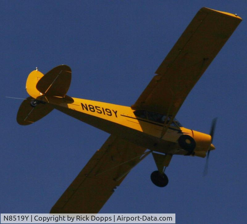 N8519Y, 1970 Piper PA-18-150 Super Cub C/N 18-8885, Flying Over San Dimas, CA