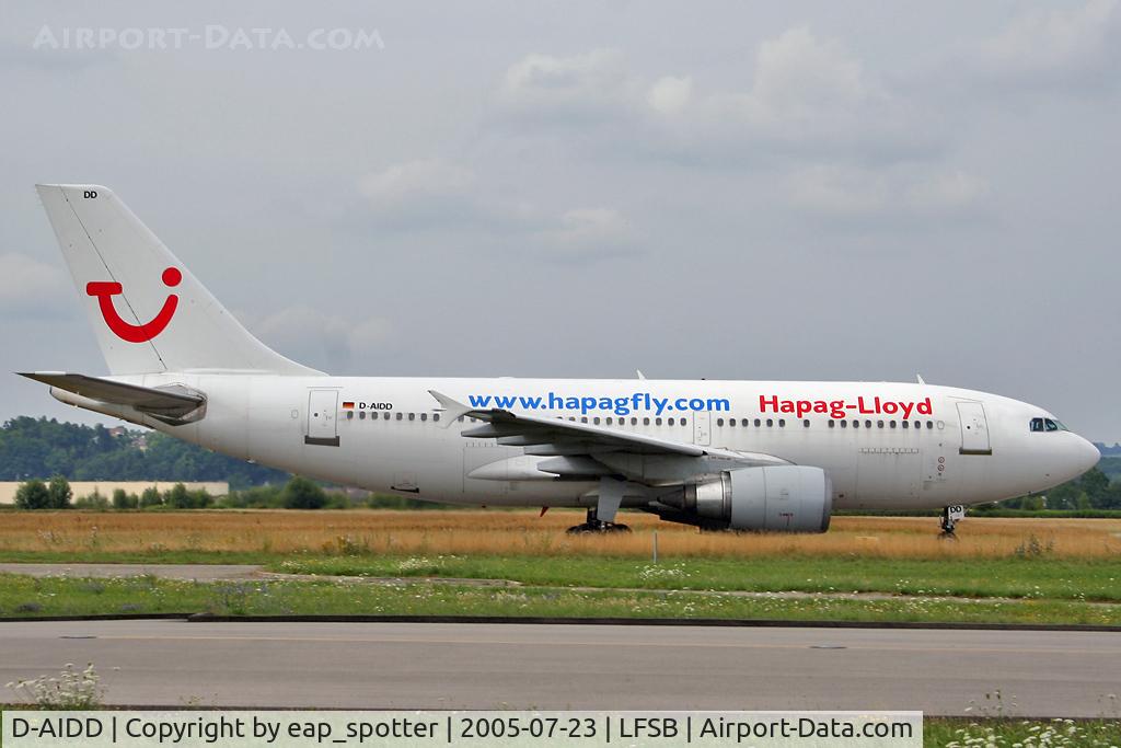 D-AIDD, 1989 Airbus A310-304 C/N 488, taxi on bravo