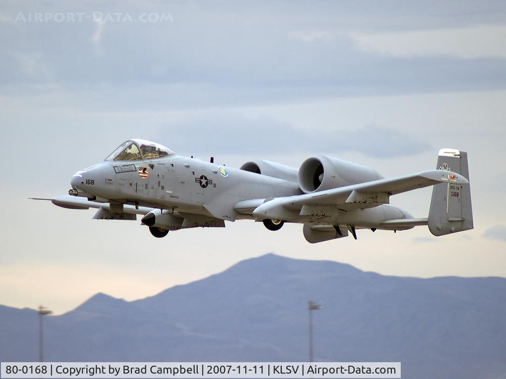 80-0168, 1980 Fairchild Republic A-10A Thunderbolt II C/N A10-0518, United States - US Air Force (USAF) / 1980 Fairchild A-10A Thunderbolt II