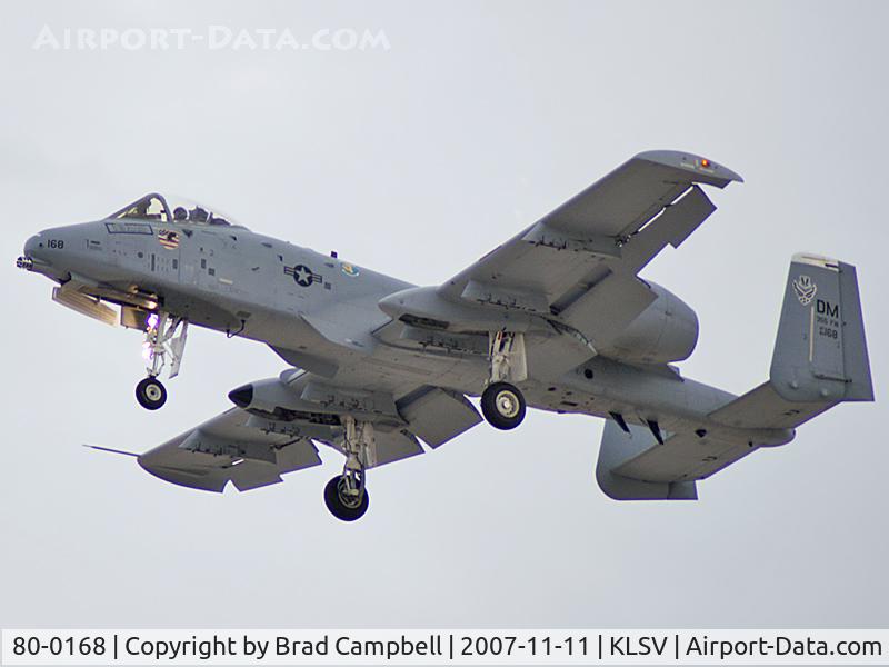 80-0168, 1980 Fairchild Republic A-10A Thunderbolt II C/N A10-0518, United States - US Air Force (USAF) / 1980 Fairchild A-10A Thunderbolt II