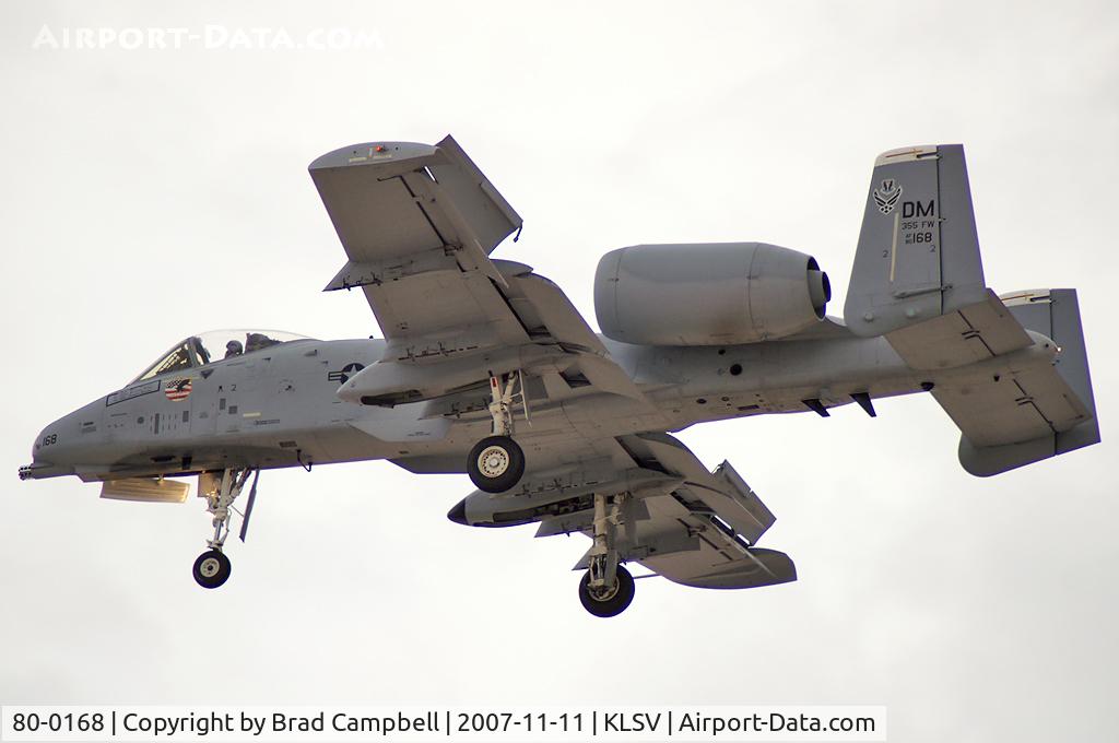 80-0168, 1980 Fairchild Republic A-10A Thunderbolt II C/N A10-0518, United States - US Air Force (USAF) / 1980 Fairchild A-10A Thunderbolt II