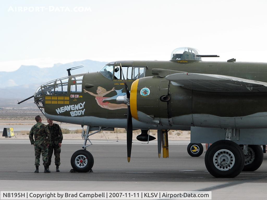 N8195H, 1944 North American TB-25N Mitchell C/N 108-34023 (44-30748), Mitchell Productions LLC - San Fernando, California / 1944 North American TB-25N - B-25 Mitchell - 'Heavenly Body