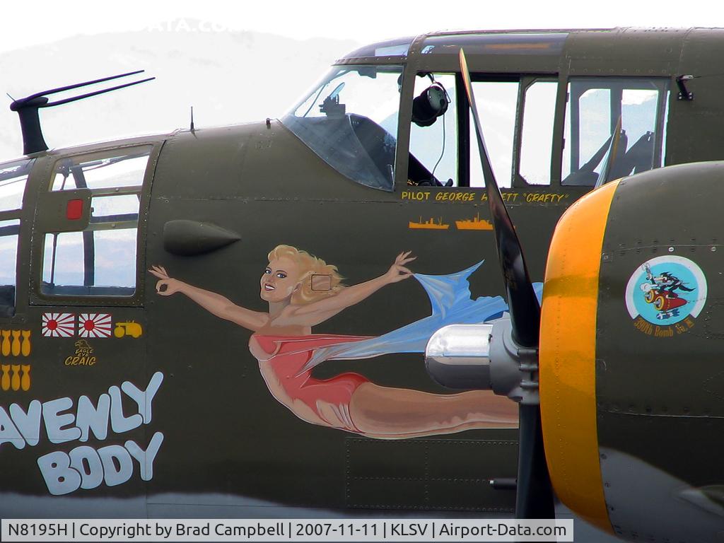 N8195H, 1944 North American TB-25N Mitchell C/N 108-34023 (44-30748), Mitchell Productions LLC - San Fernando, California / 1944 North American TB-25N - B-25 Mitchell - 'Heavenly Body