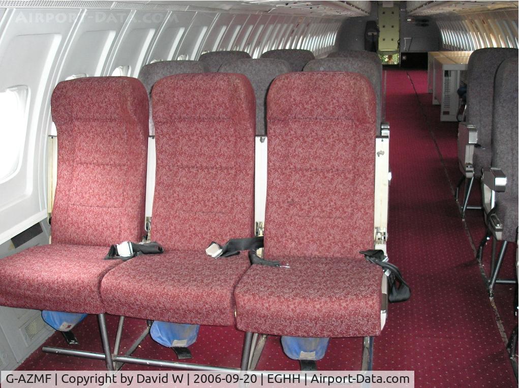 G-AZMF, 1972 BAC 111-530FX One-Eleven C/N BAC.240, On display.