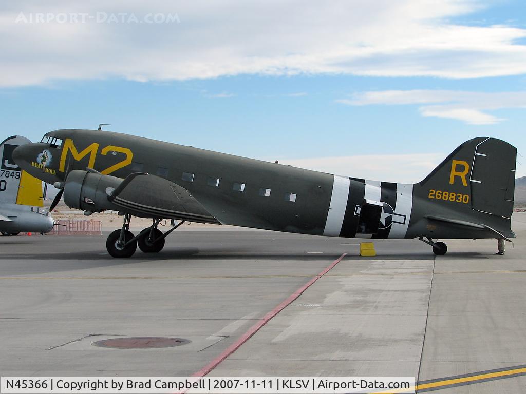 N45366, 1943 Douglas C-53D-DO Skytrooper (DC-3A) C/N 11757, American Airpower Heritage Flying Museum - Midland, Texas. 1943 Douglas C-53D Skytrooper (DC-3A-457)
