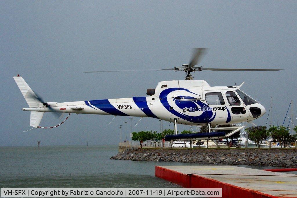 VH-SFX, 1982 Eurocopter AS-350BA Ecureuil C/N 1529, Cairns Lagoon