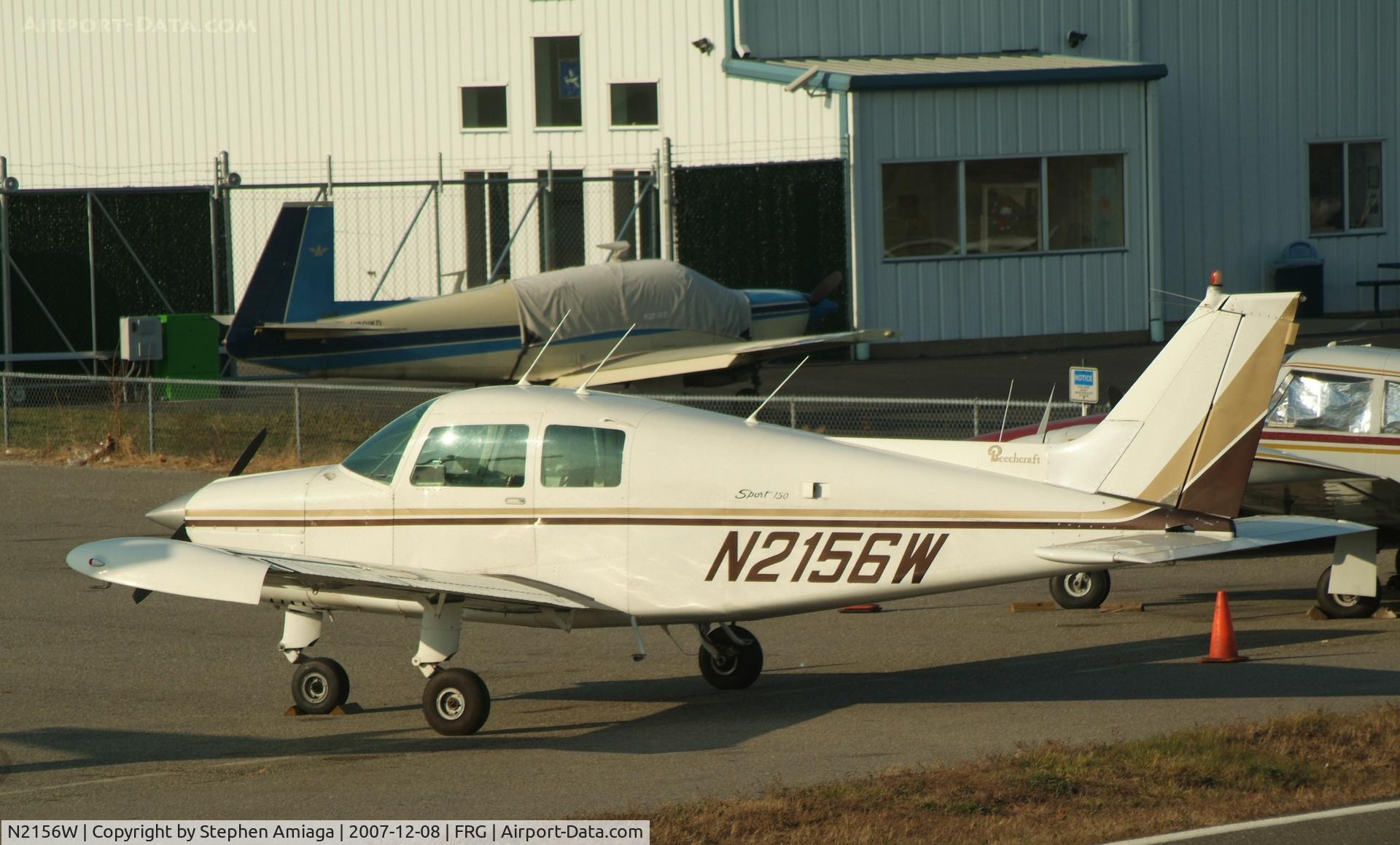 N2156W, 1974 Beech B19 Sport 150 C/N MB-671, Musketeer on the ramp.