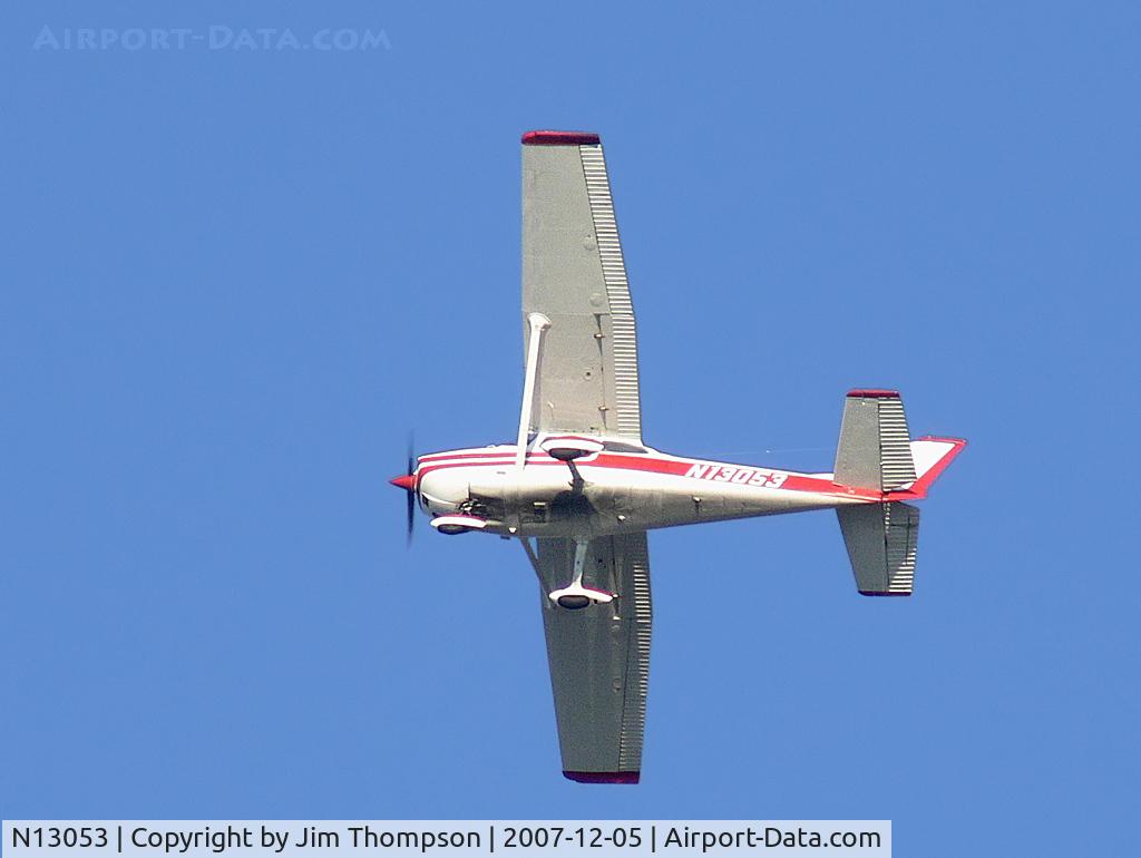 N13053, 1973 Cessna 172M C/N 17262460, Panasonic Lumix FZ30 900mm f/4.5 at 1/640 sec