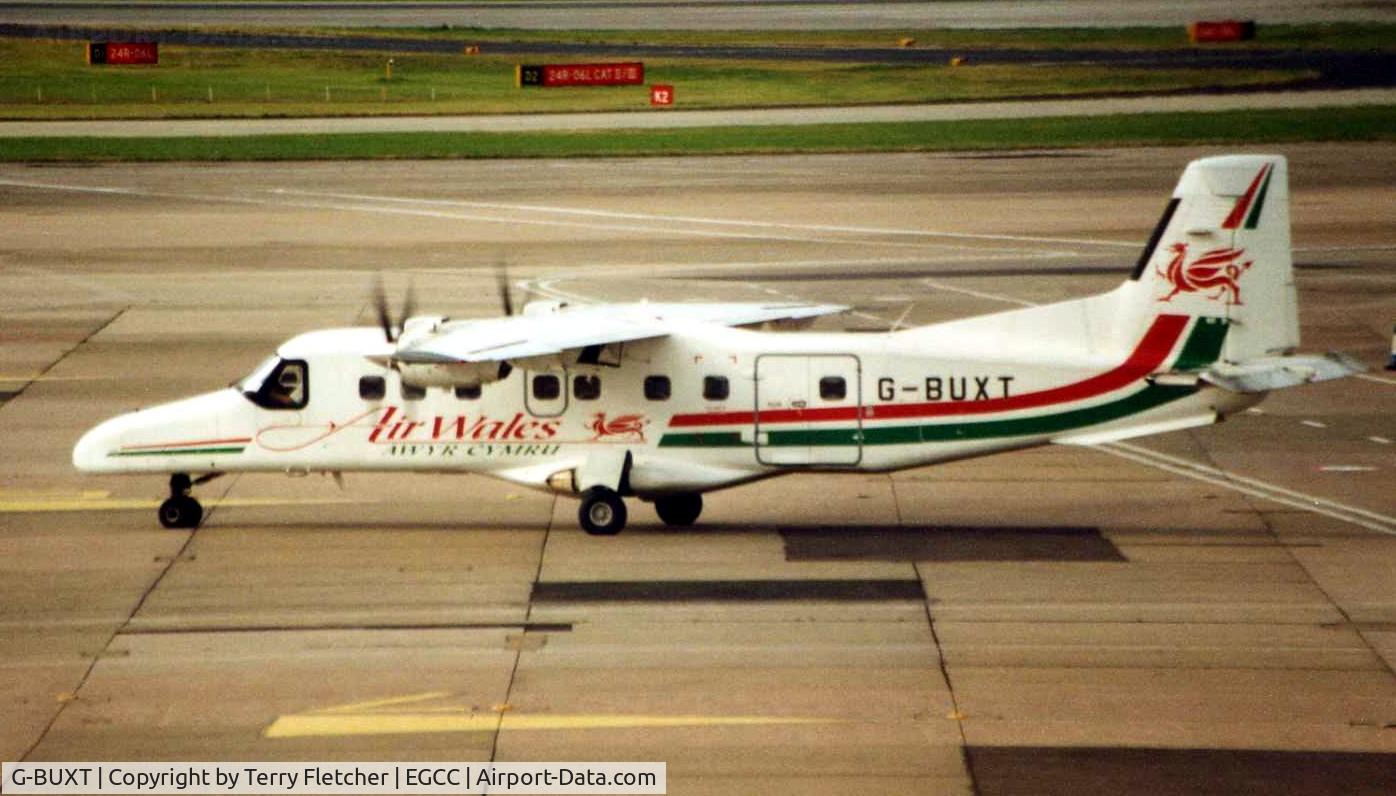G-BUXT, 1986 Dornier 228-202K C/N 8065, Air Wales Do228 at Manchester