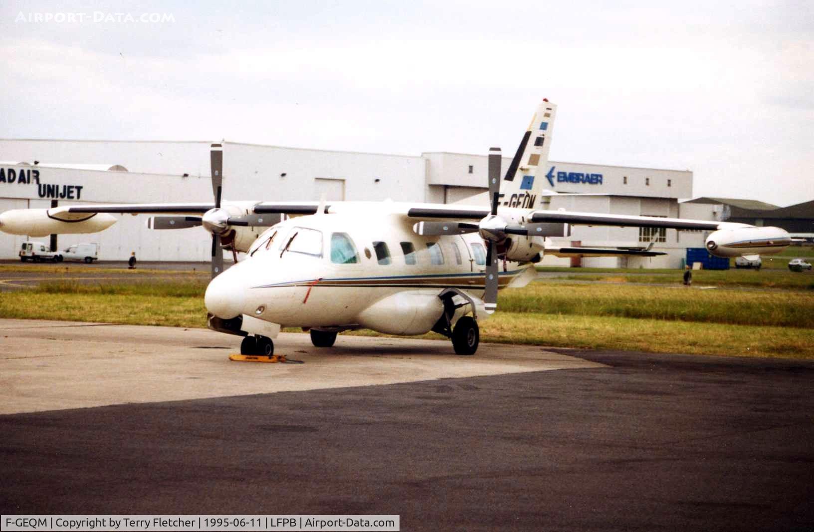 F-GEQM, 1981 Mitsubishi MU-2B-60 Marquise C/N 790SA, Star Services MU2 at Paris  Le Bourget