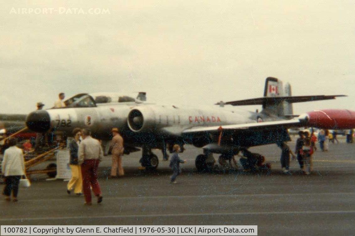 100782, 1970 Avro Canada CF-100 Mk.5 Canuck C/N C-100/5/682, Avro CF-100 at the Memorial Day Open House, Rickenbacker AFB