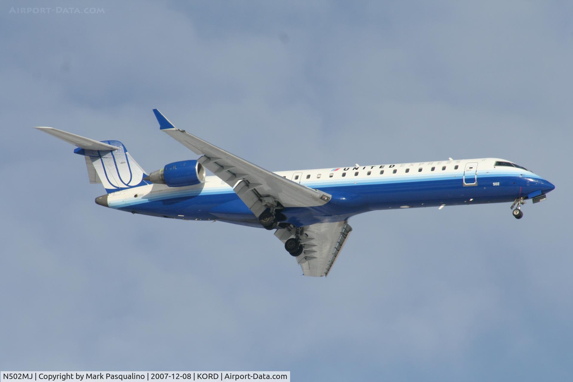 N502MJ, 2002 Bombardier CRJ-700 (CL-600-2C10) Regional Jet C/N 10050, CL-600-2C10