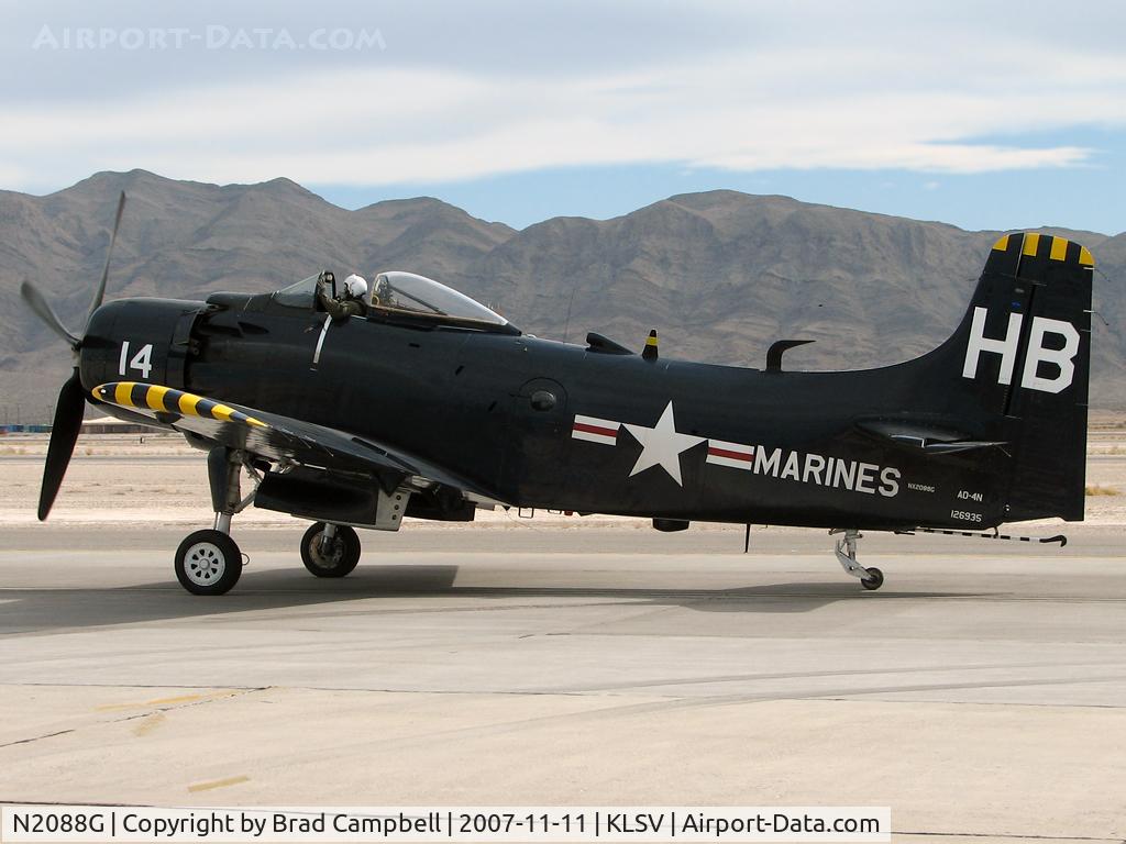 N2088G, 1952 Douglas AD-4N Skyraider C/N 7735, Privately owned - Sugar Hill, Idaho / 1952 Douglas AD-49(A) SkyRaider