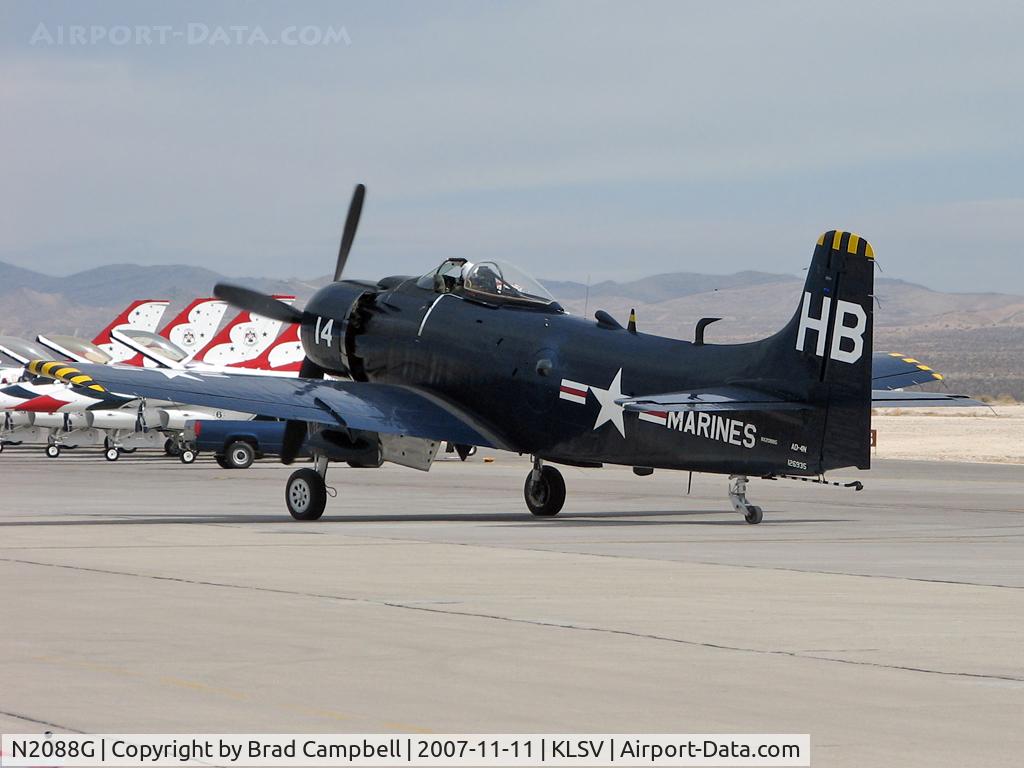 N2088G, 1952 Douglas AD-4N Skyraider C/N 7735, Privately owned - Sugar Hill, Idaho / 1952 Douglas AD-49(A) SkyRaider