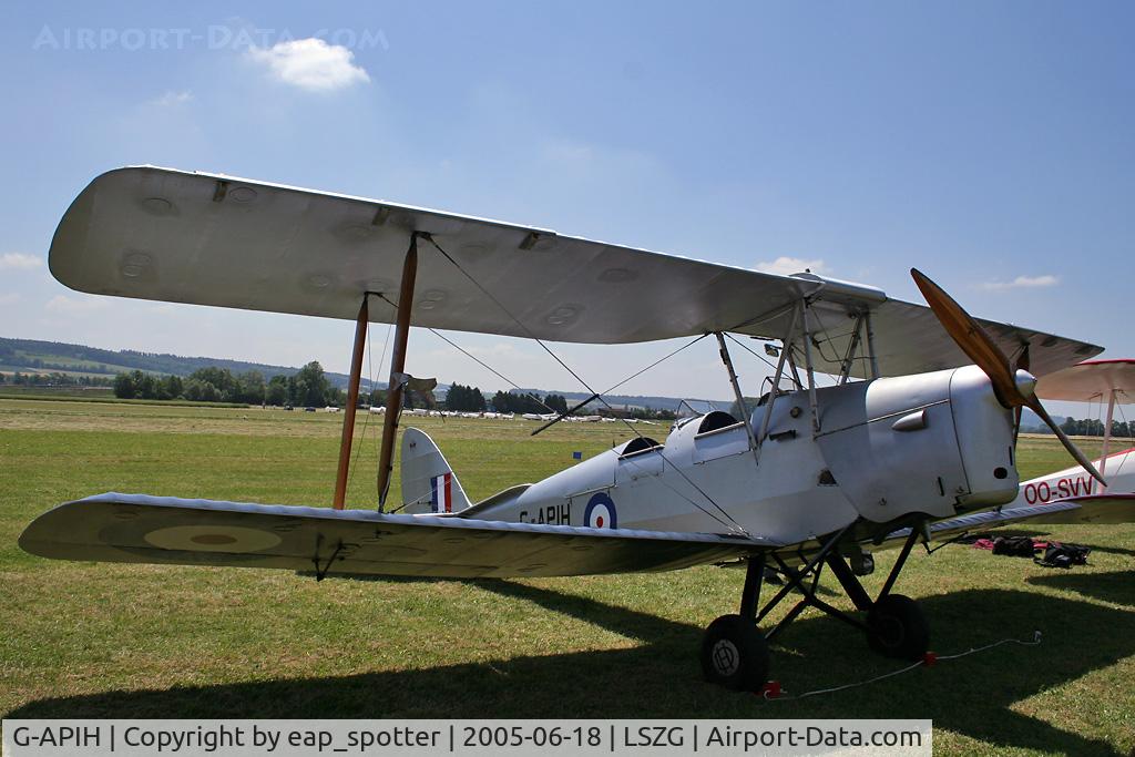 G-APIH, 1939 De Havilland DH-82A Tiger Moth II C/N 82981, Buecker Meeting at Grenchen